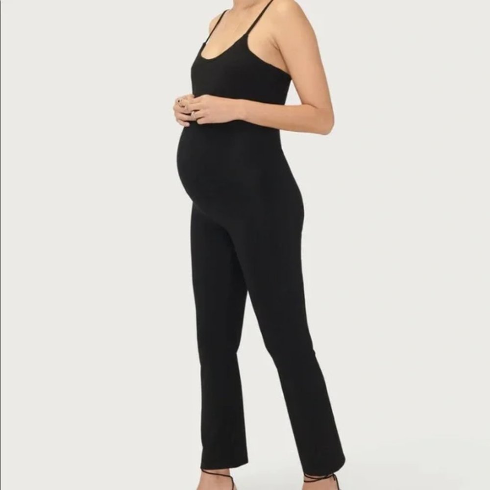 Hatch Black Maternity Jumpsuit